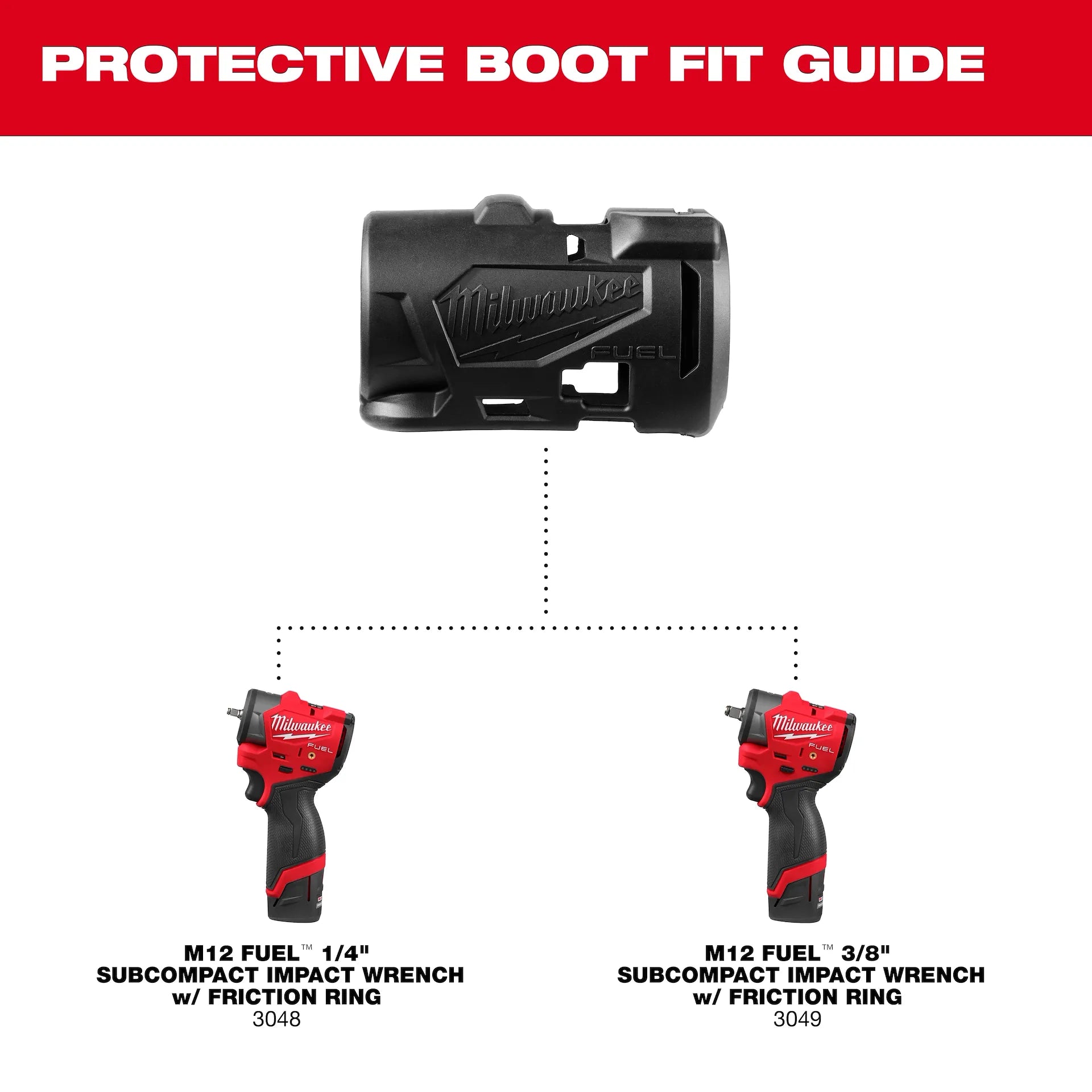 Milwaukee 49-16-3049 Friction Ring Protective Boot (Open Box)