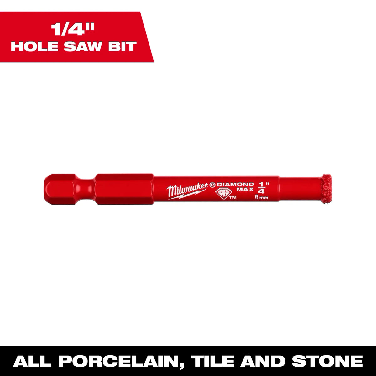 Milwaukee 49-56-0505 1/4" Diamond Max™ Hole Saw