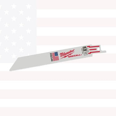 Milwaukee 48-00-5182 5PC 6" 14 TPI SAWZALL Blades