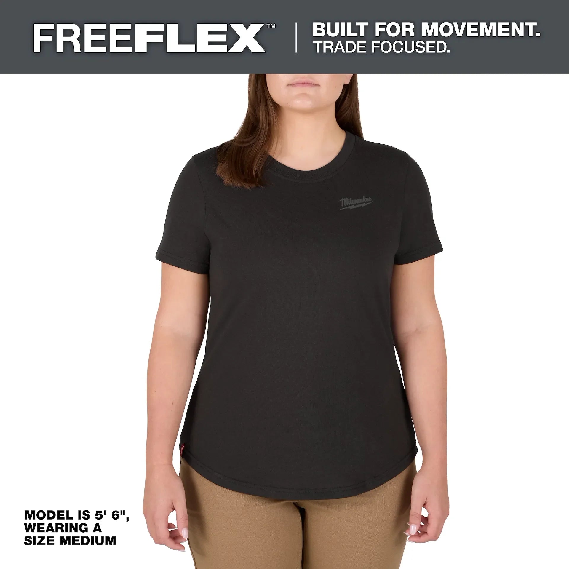 Milwaukee F452 Women's FREEFLEX™ Hybrid Tee - Short Sleeve