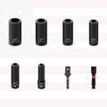 Milwaukee 49-66-5125 Lineman's 1/2 in. Drive 2-in-1 12-Point Socket Set 10PC