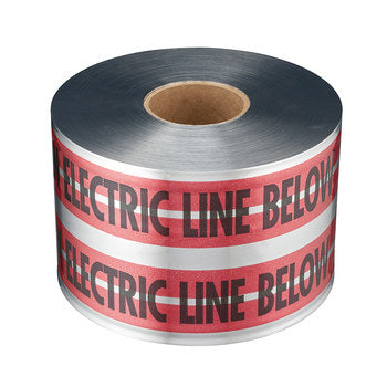 Milwaukee 31-109 MAGNATEC Red/Silver/Black Detectable Tape 6" x 1000'