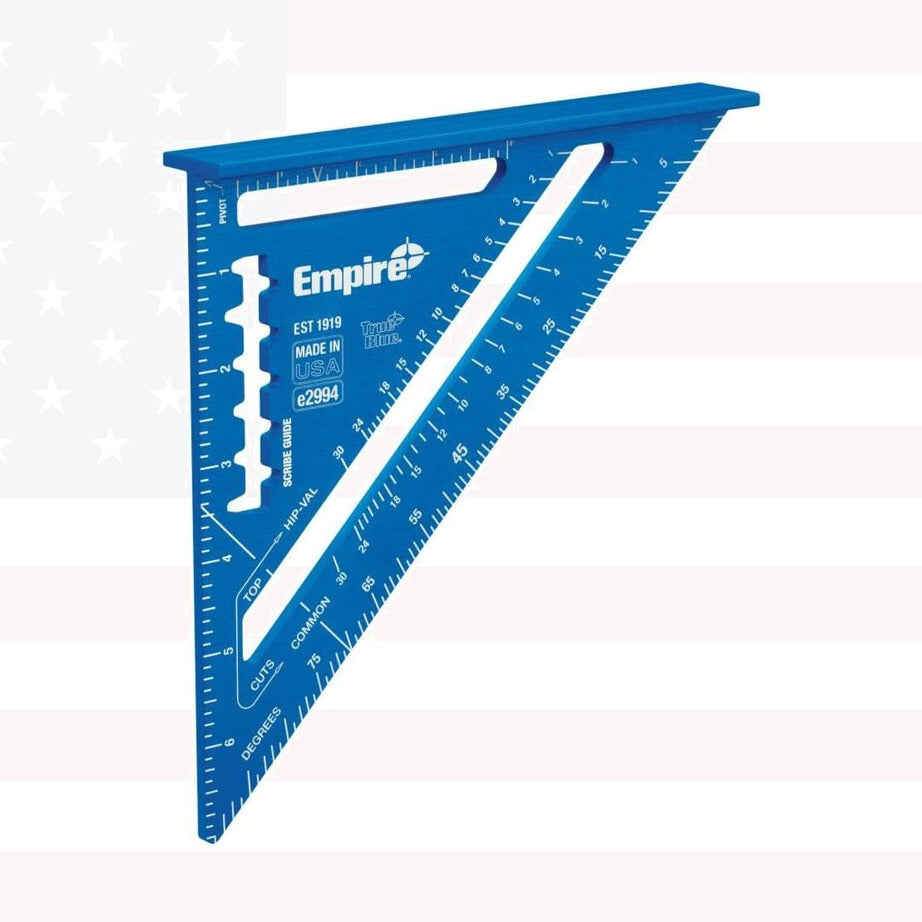 Empire E2994 Level 7 in. True Blue Laser Etched Rafter Square