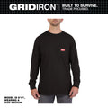Milwaukee 606 Men's GRIDIRON Cotton/Polyester Long-Sleeve Pocket T-Shirt