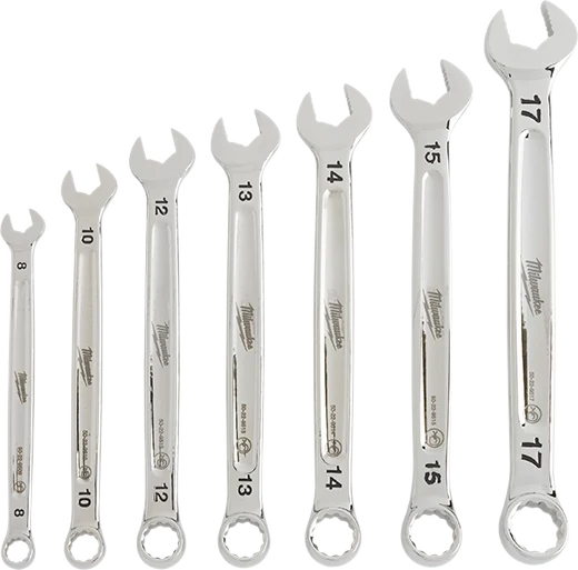 Milwaukee 48-22-9507 7pc Combination Wrench Set - Metric