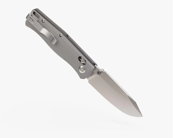 Flytanium 1386GSS BEEF - Gray Stealth, G10, 14C28N, Stonewash