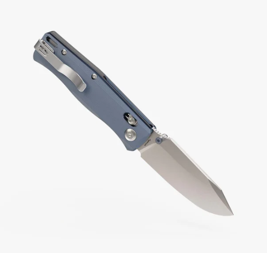 Flytanium 1386SBS BEEF - Slate Blue, G10, 14C28N, Stonewash