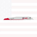 Milwaukee 48-00-8026 9 In. 5/8 TPI White Bi-Metal Reciprocating Saw Blade 25PK