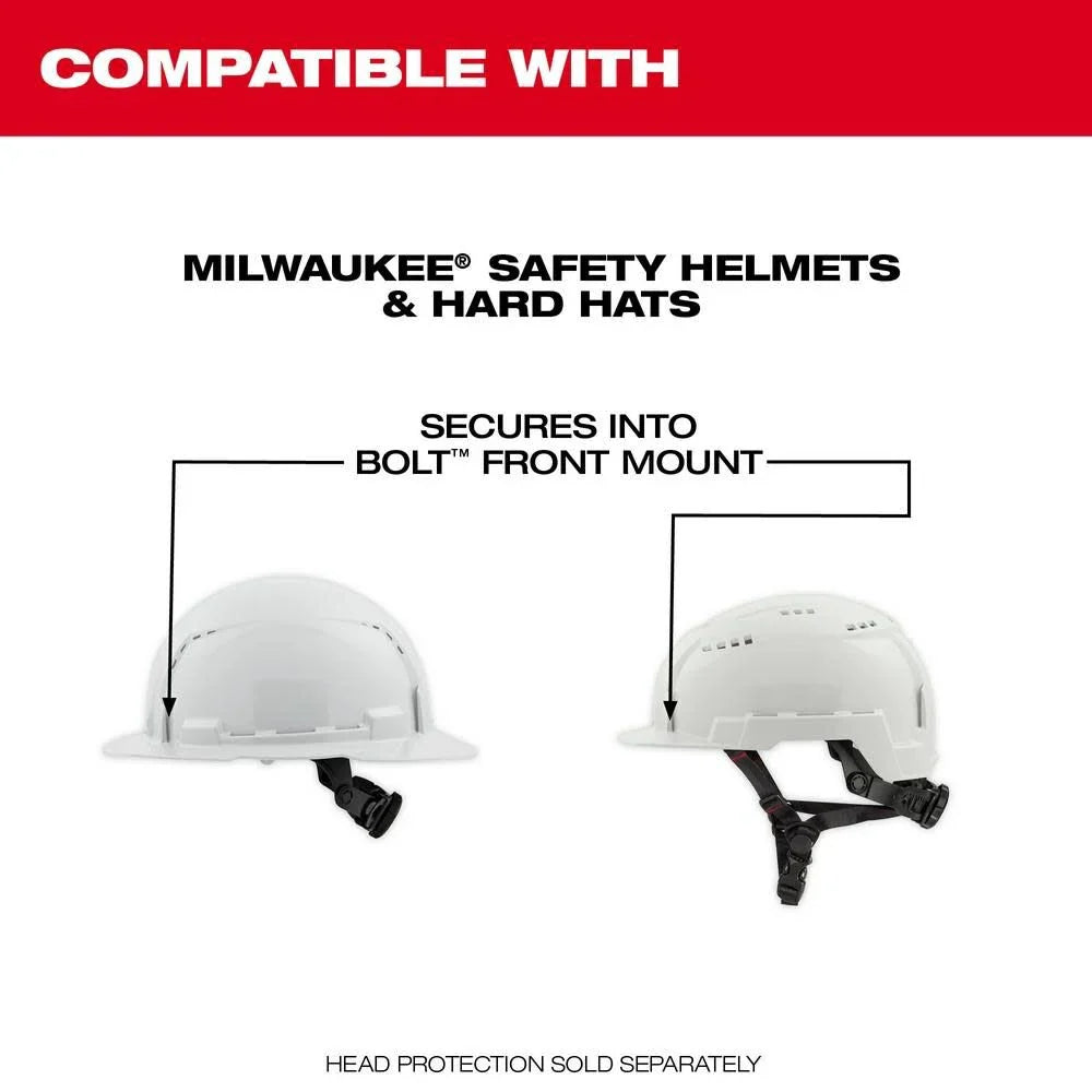 Milwaukee 48-73-1410 BOLT Eye Visor / Face Shield - Clear Dual Coat Lens