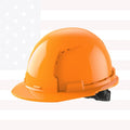 Milwaukee 48-73-1232 Orange Full Brim Vented Hard Hat 6PT Ratcheting Suspension