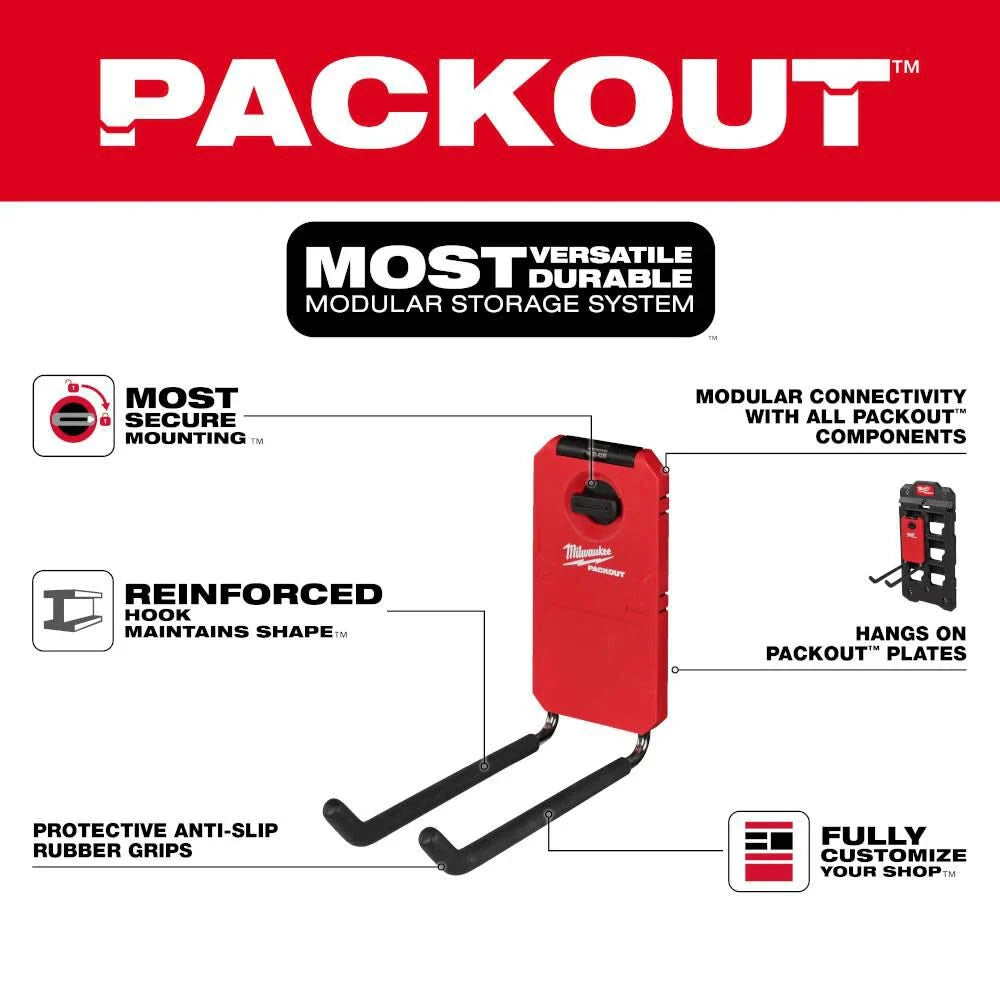 Milwaukee 48-22-8330 PACKOUT Shop Storage 9" Straight Hook