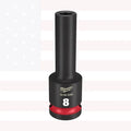 Milwaukee 49-66-6269 SHOCKWAVE Impact Duty Socket 1/2in Drive 8MM Deep 6 Point