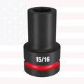 Milwaukee 49-66-6503 SHOCKWAVE Impact Duty Socket 1in Drive 15/16" Deep 6 Point