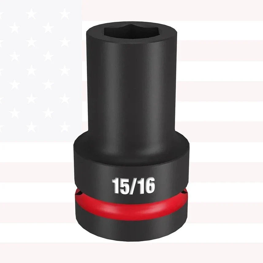 Milwaukee 49-66-6503 SHOCKWAVE Impact Duty Socket 1in Drive 15/16" Deep 6 Point