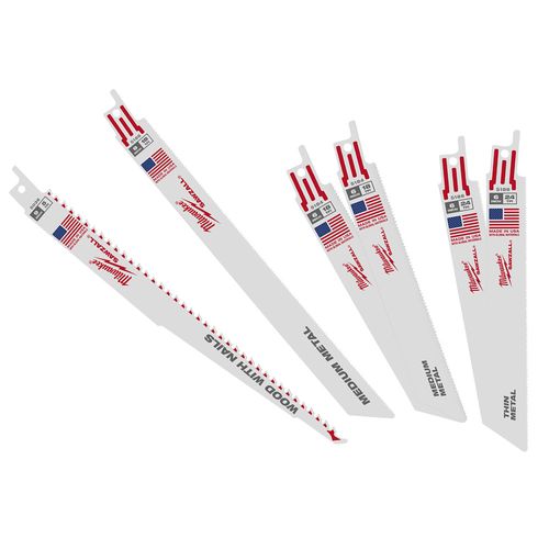 Milwaukee 49-22-1306 SAWZALL General Purpose 6 Piece Blade Set
