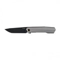 Ruike P166 Linerlock Gray Aluminum (3.75 Black DLC) 14C28N