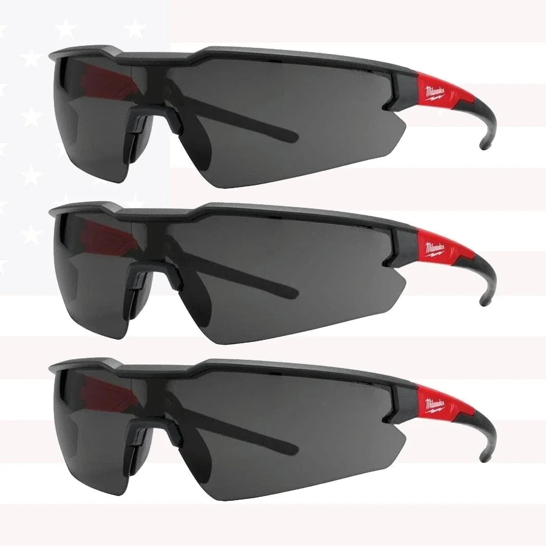 Milwaukee 48-73-2054 Tinted Safety Glasses Anti-Scratch Lenses (3-Pack)