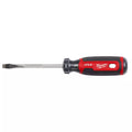 Milwaukee MT206 4 in. x 1/4 in. Slotted Flat Head Screwdriver with Cushion Grip