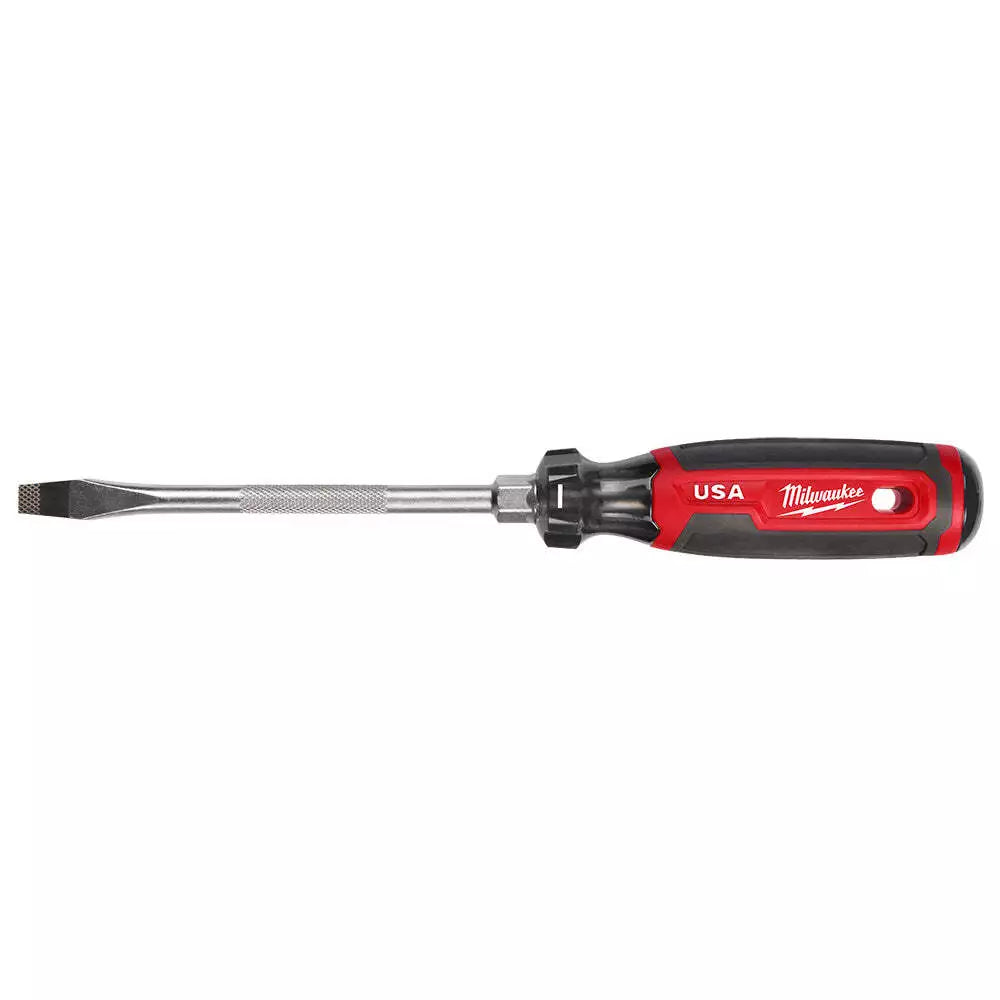 Milwaukee MT207 6 in. x 5/16 in. Slotted Flat Head Screwdriver with Cushion Grip