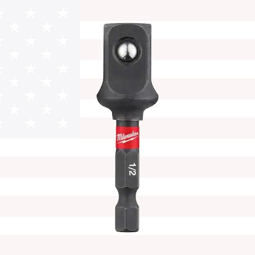 Milwaukee 48-32-5034 SHOCKWAVE 1/4 in. Hex to 1/2 in. Square Socket Adapter