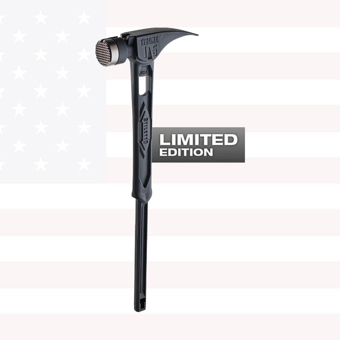 Stiletto TIB15MC-CBL TIBONE 15oz Milled/Curved Titanium Limited Edition Black