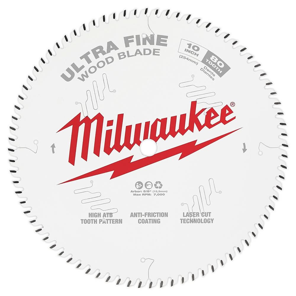 Milwaukee 48-40-1032 10 in. x 80-Tooth Circular Saw Blade