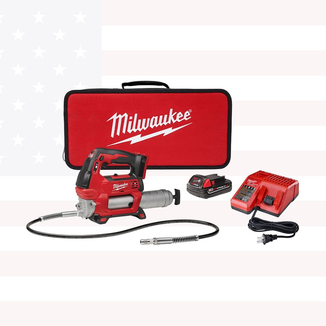 Milwaukee 2646-21CT M18 Cordless 2-Speed Grease Gun Kit