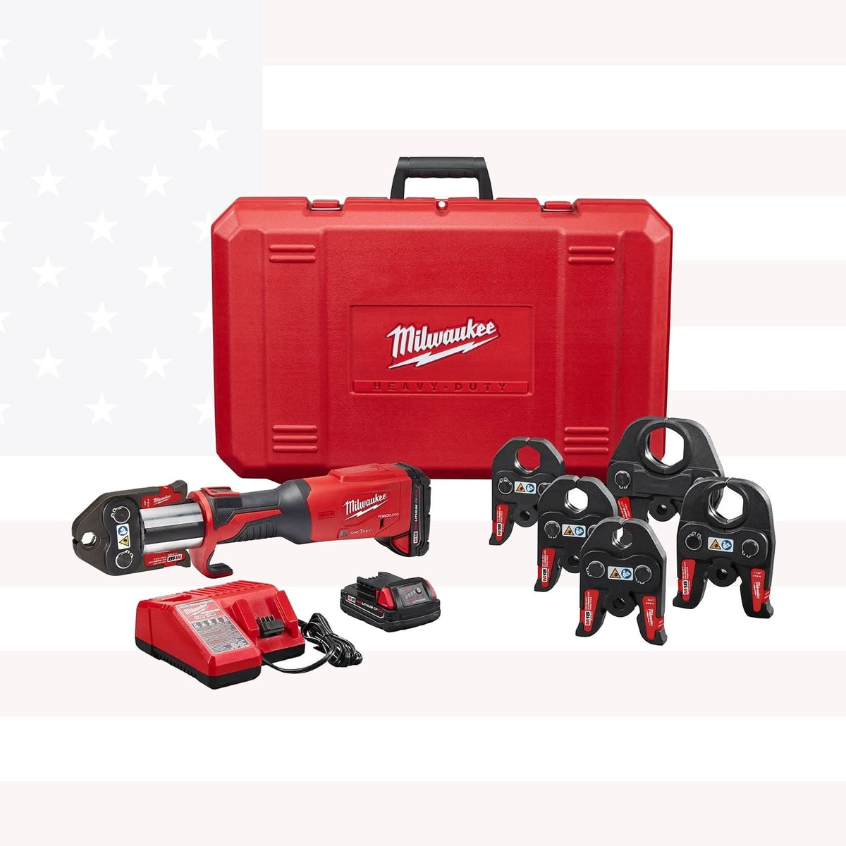 Milwaukee 2922-22 M18 FORCE LOGIC Press Tool w/ ONE-KEY w/ 1/2"-2" CTS Jaws