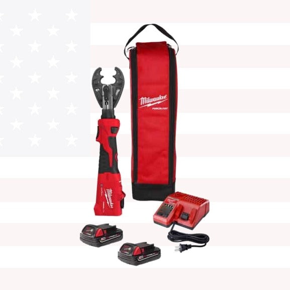 Milwaukee 2978-22O M18 FORCE LOGIC 6T Linear Utility Crimper Kit w/ O-D3 Jaw