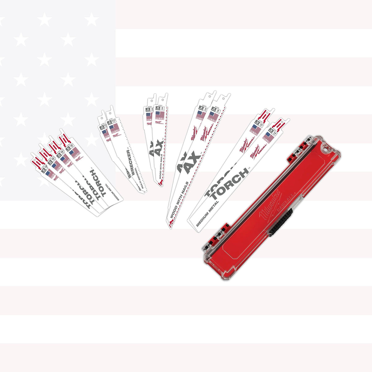 Milwaukee 49-22-3329 (49-22-1129) SAWZALL Demolition Blade Set - 12PC