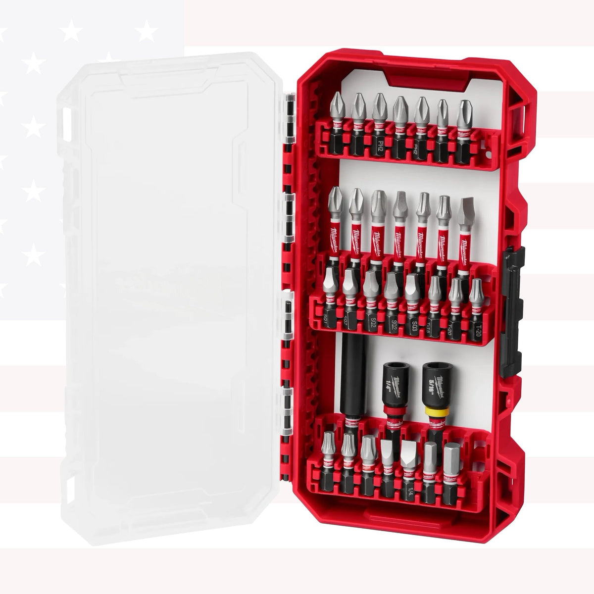Milwaukee 48-32-4004 SHOCKWAVE Impact Duty Driver Bit Set - 32PC