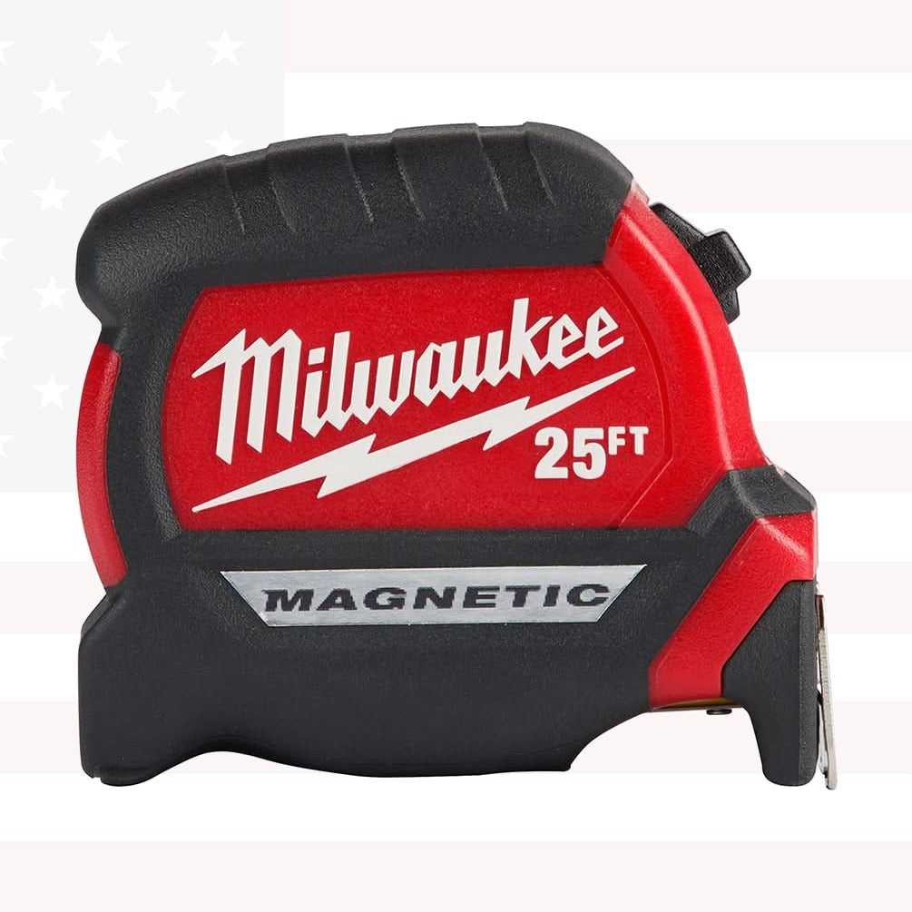 Milwaukee 48-22-0325 25ft Compact Wide Blade Magnetic Tape Measure