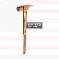 Stiletto TIB15MC-CG TIBONE 15oz Milled/Curved Titanium, Limited Edition Gold