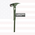 Stiletto TIB15MC-CG TIBONE 15oz Milled/Curved Titanium, Limited Edition Green