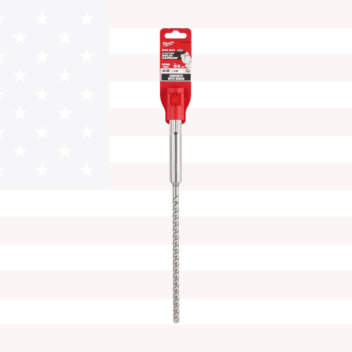 Milwaukee 48-20-3901 SDS-Max 2CT 3/8 in. x 8 in. x 13 in.